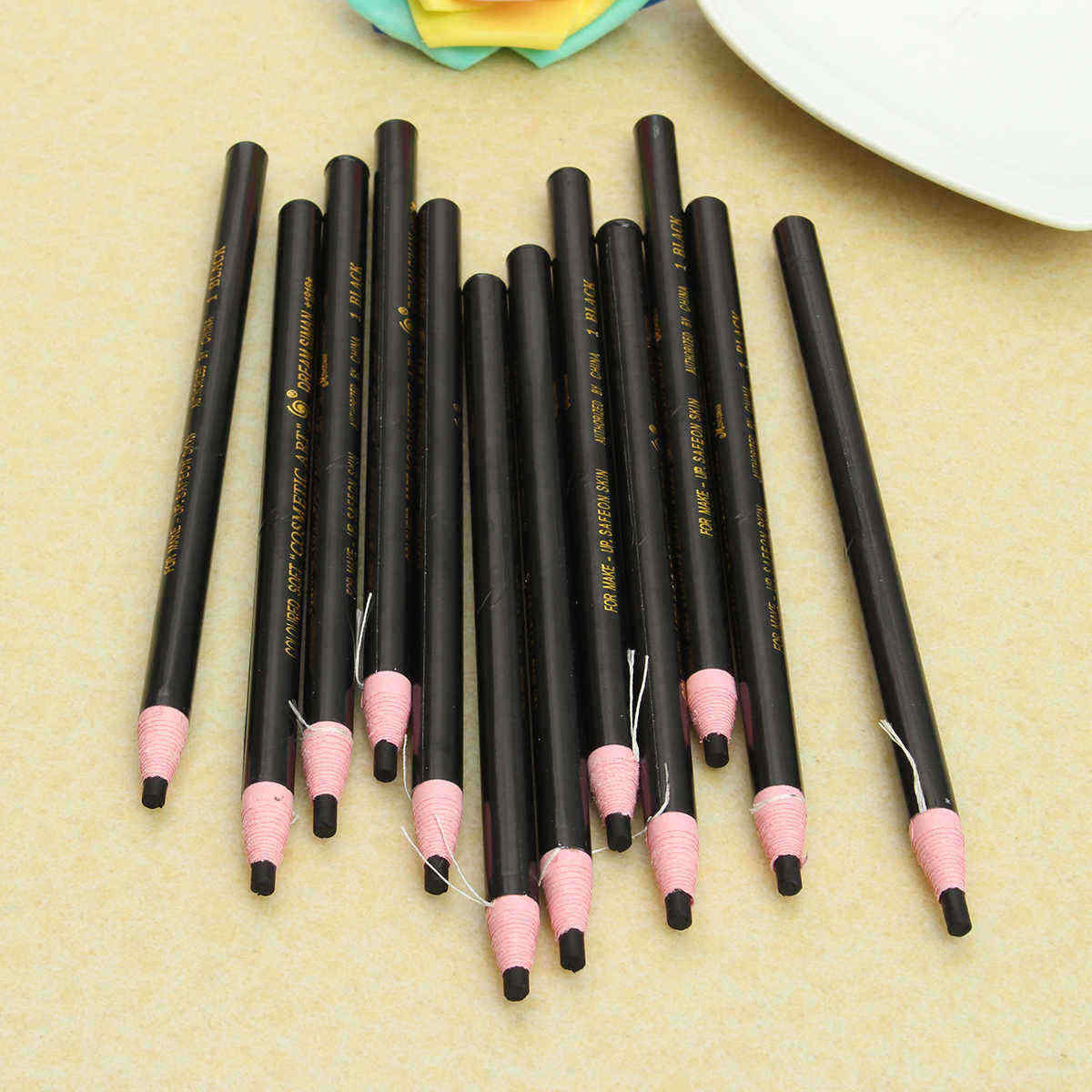 12pcs-Eyebrow-Pencil-Eyeliner-Set-Waterproof-Eye-Makeup-Pen-Cosmetic-1114169