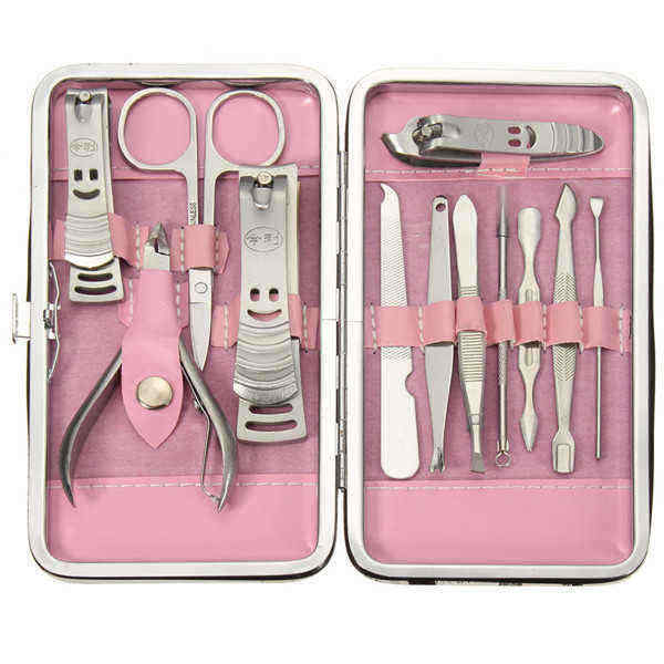 12pcs-Stainless-Steel-Manicure-Tools-Set-Travel-Nail-Nipper-File-Clipper-Tweezers-Eyebrow-Scissors-1079552