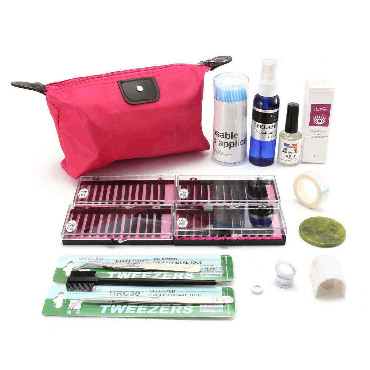 15-in-1-Individual-False-Eyelash-Extension-Kit-Grafting-Strip-Glue-Mascara-Wands-Tweezers-Makeup-Cle-1160210