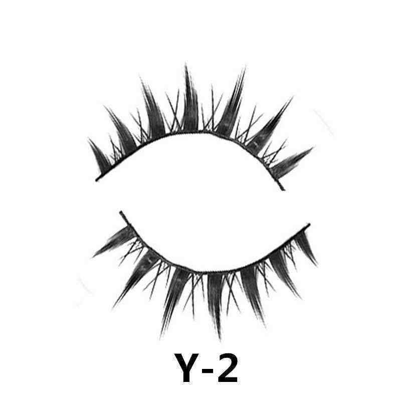1Pair-3D-Black-Thick-Lenthening-Eye-Lashes-Handmade-False-Eyelashes-Crisscross-Makeup-Tools-1273400