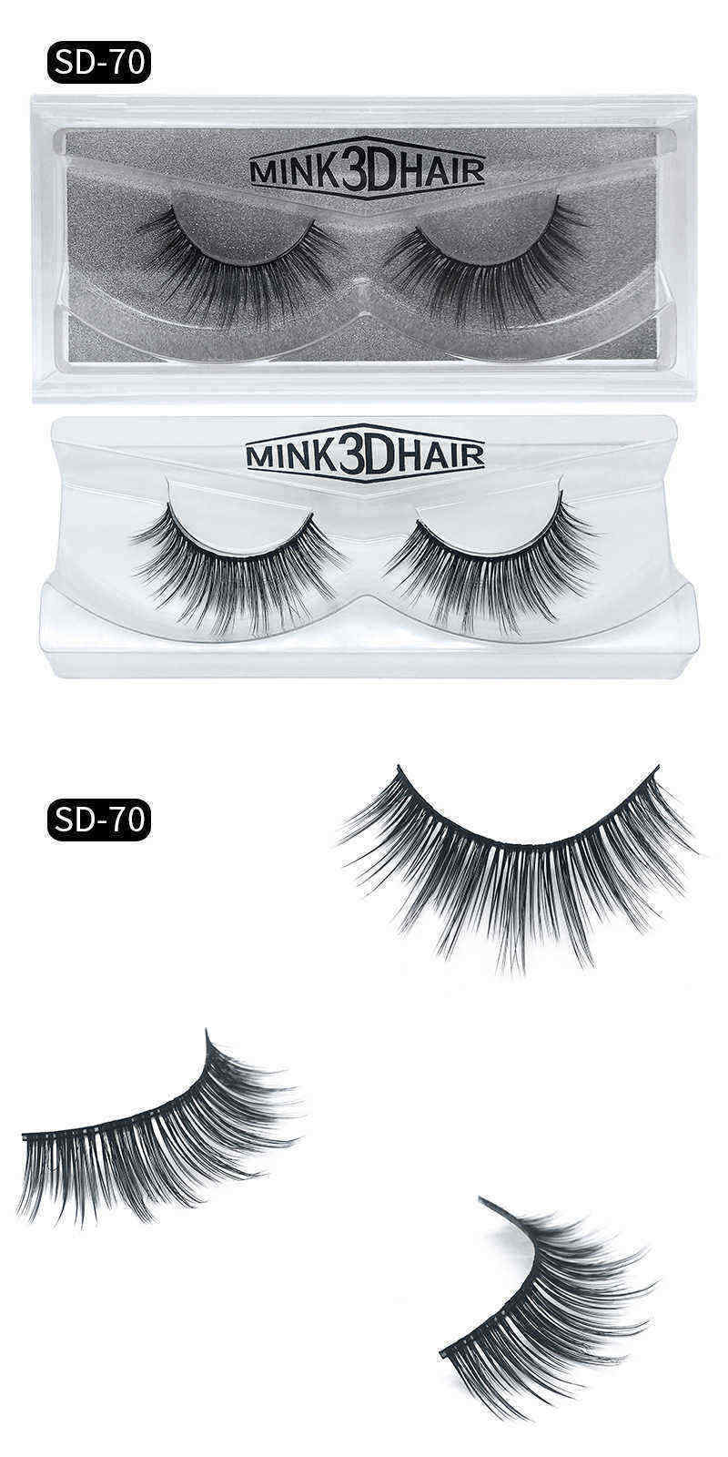 1Pair-3D-Mink-Hair-Black-False-Eyelashes-Makeup-Cosmetics-Handmade-Thick-Natural-Long-1282453