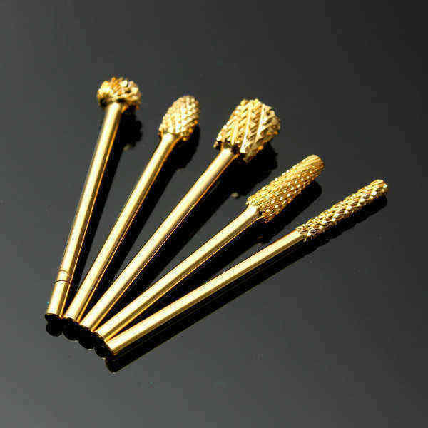 1Pcs-Pro-Gold-Aluminium-Electric-Carbide-Grinding-Head-Manicure-Nail-Drill-File-Bit-967859