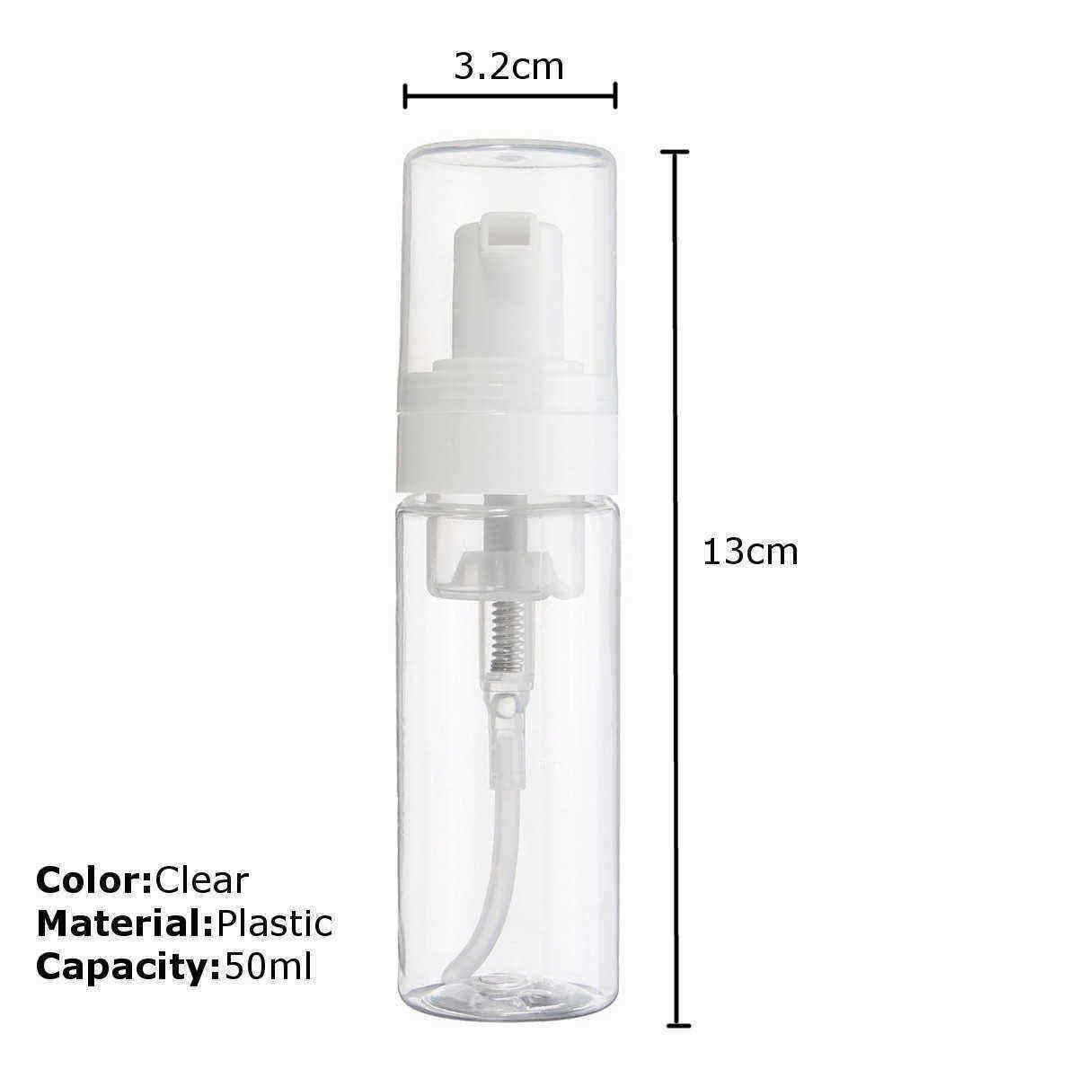 1pc-50ml-Empty-Transparent-Refilliable-Bottles-Perfume-Lotion-Spray-Shampoo-Pump-Dispenser-1098100