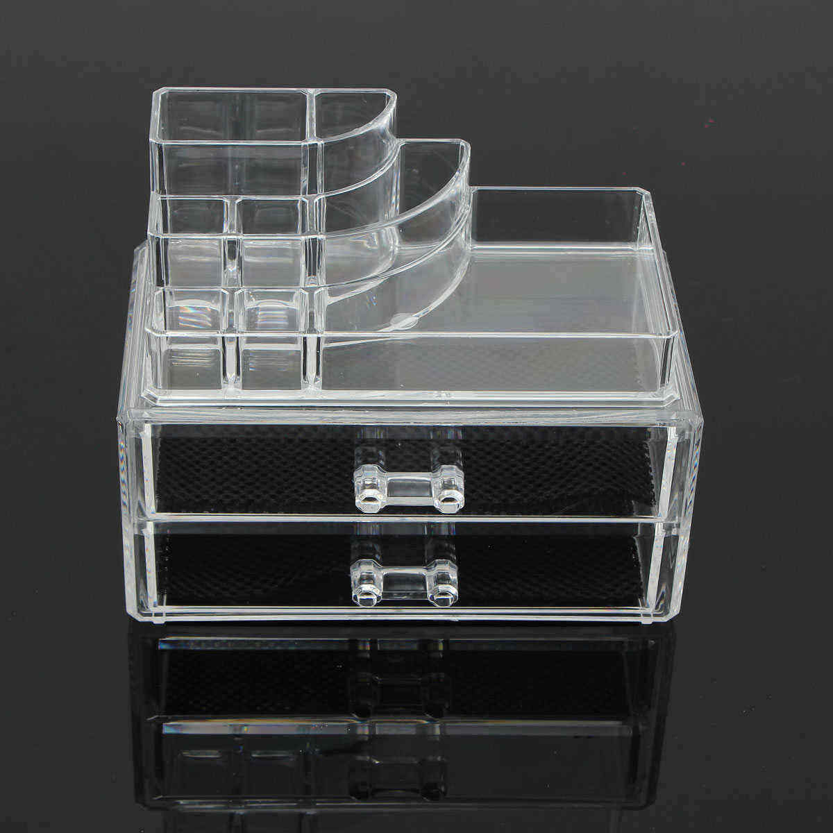 2-Drawer-Clear-Acrylic-Cosmetic-Organizer-Storage-Container-Brushes-Holder-Table-1115602