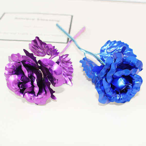 24K-Gold-Foil-Rose-Valentines-Day-Gift-Romantic-Blue-Purple-Golden-Delicate-Hair-Dressing-Roses-Flow-1221302
