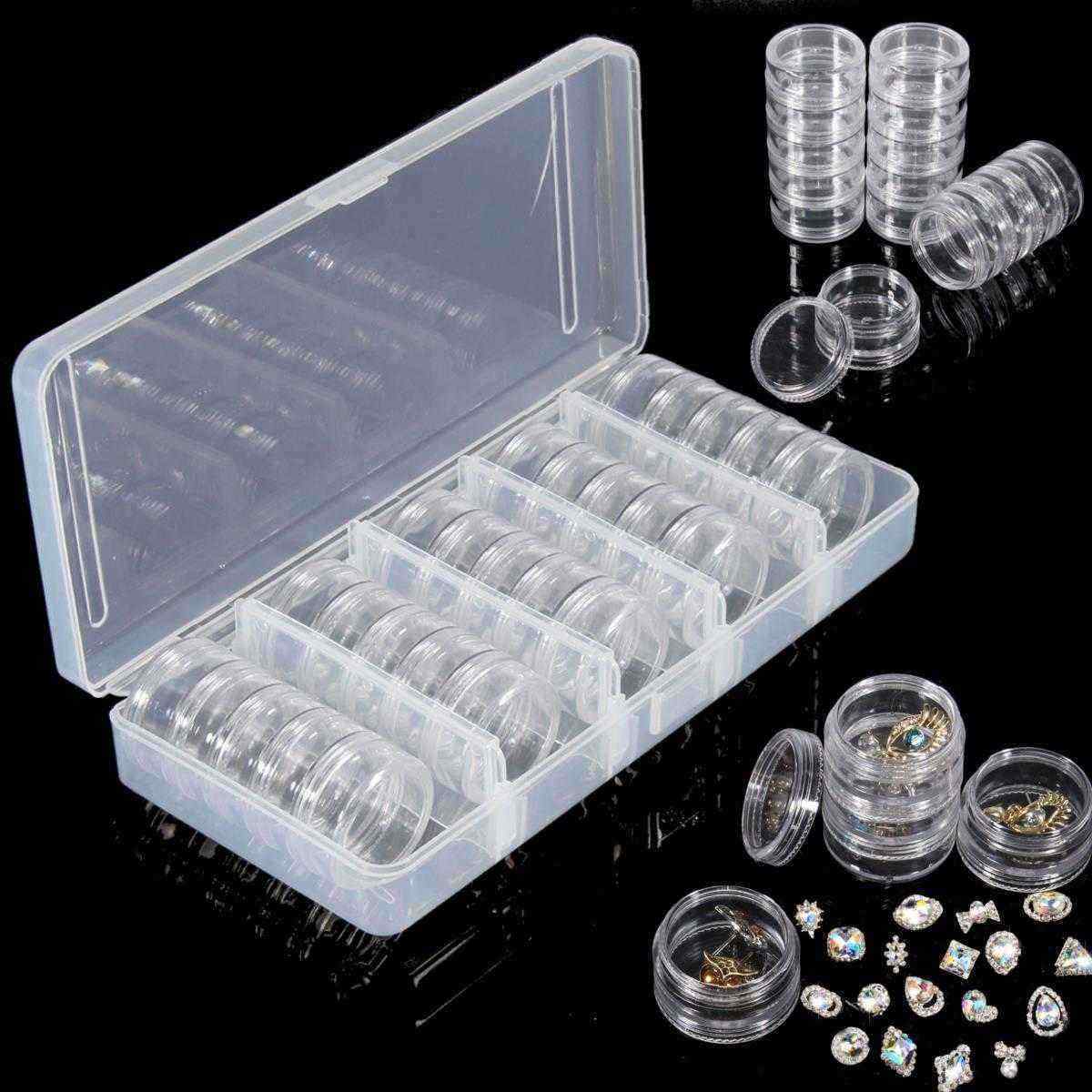 25pcs-Empty-Jar-Box-Nail-Decoration-Gems-Rhinestone-Container-Tiny-Electronic-Parts-Organizer-Bottle-1134966