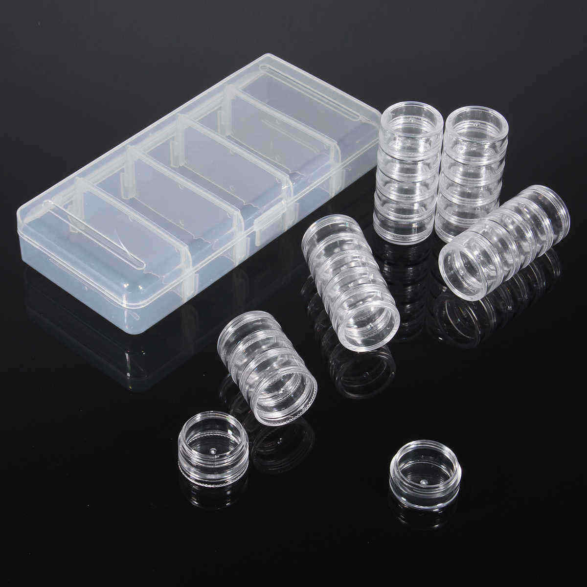 25pcs-Empty-Jar-Box-Nail-Decoration-Gems-Rhinestone-Container-Tiny-Electronic-Parts-Organizer-Bottle-1134966