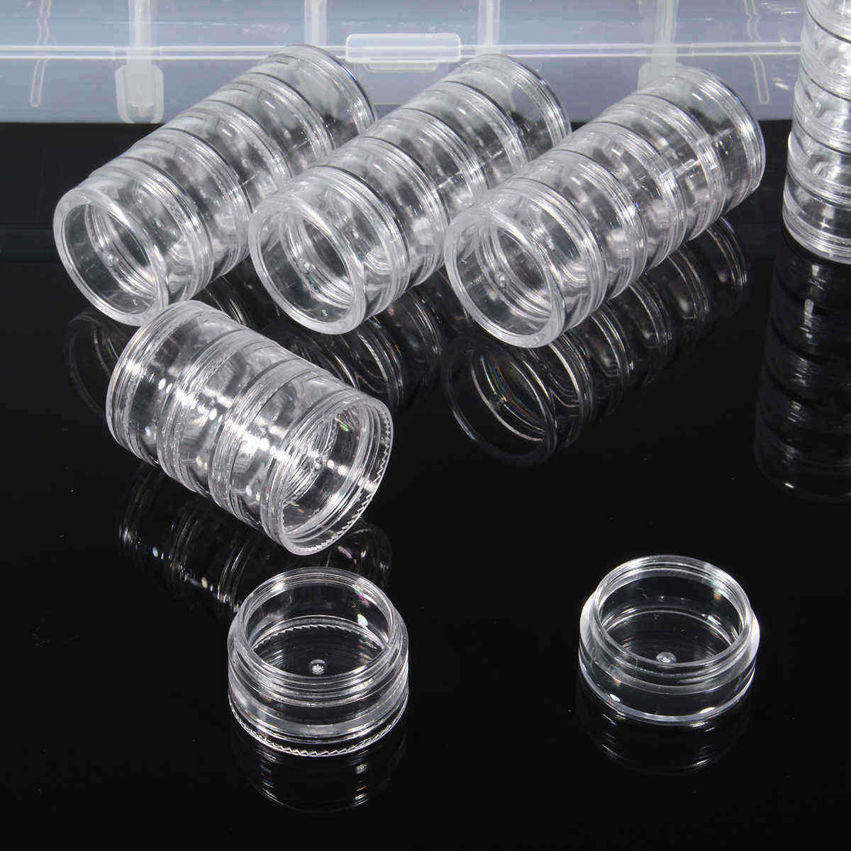 25pcs-Empty-Jar-Box-Nail-Decoration-Gems-Rhinestone-Container-Tiny-Electronic-Parts-Organizer-Bottle-1134966