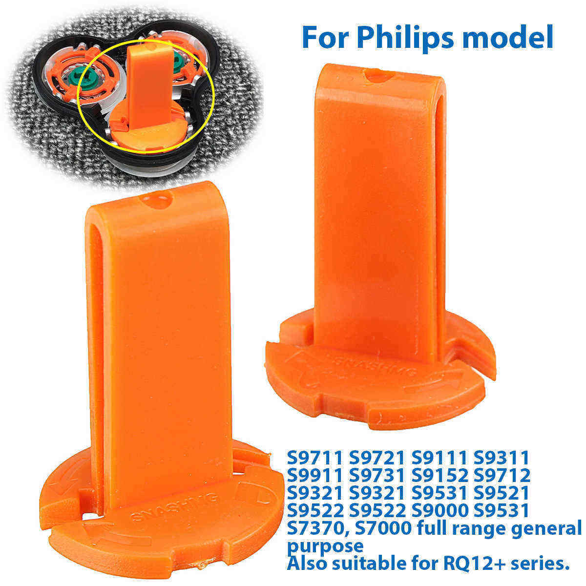 2Pcs-Electric-Shaver-Bracket-Tool-Clamp-Rotator-Replacement-for-Philips-Model-1402016