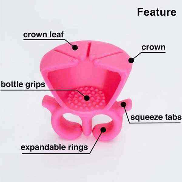 3-Colors-Wearable-Nail-Polish-Bottle-Display-Silicone-Round-Holder-Stand-1063607