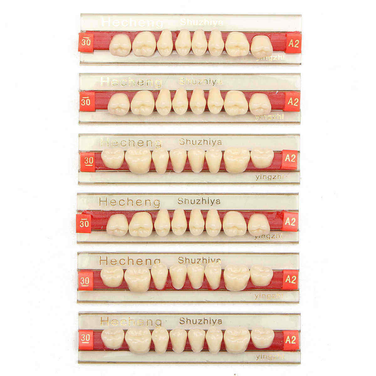 3-Set-841-A2-Color-Denture-Dental-Acrylic-Resin-Teeth-Upper--Lower-Shade-1117166