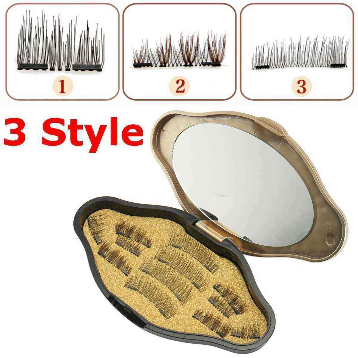 3-Style-Magnetic-Eyelashes-Makeup-Reusable-Long-Natural-Eyelashes-Extension-With-Mirror-1242835