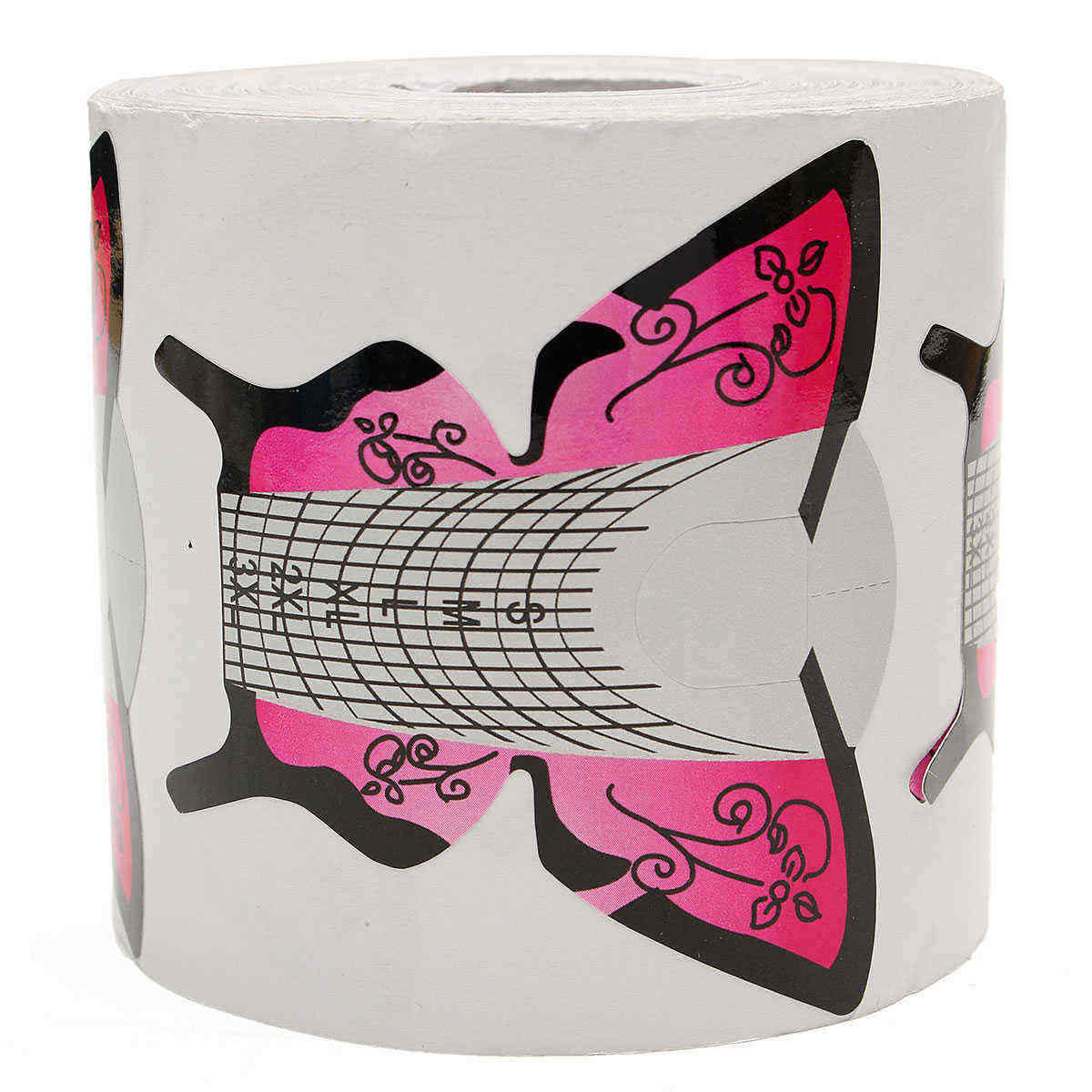 300Pcs-Nail-Art-Butterfly-Extension-Forms-Tips-Guide-Tool-Acrylic-UV-Gel-Stickers-Manicure-1123470