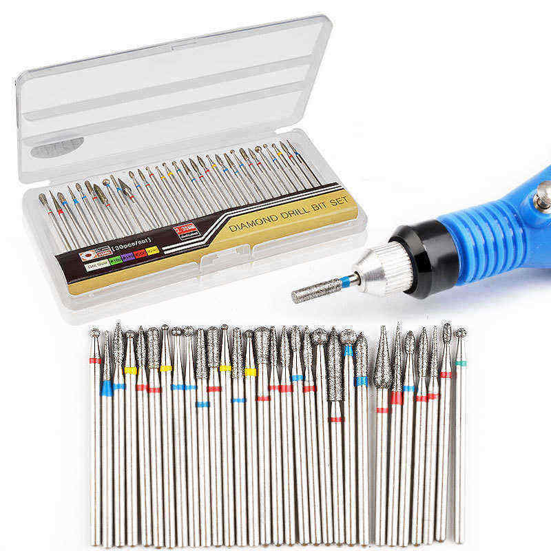 30pcs-Electric-Power-Drill-Bits-Polishing-Engraving-Grinder-Nail-Salon-Tungsten-Steel-Manicure-Tools-1300019