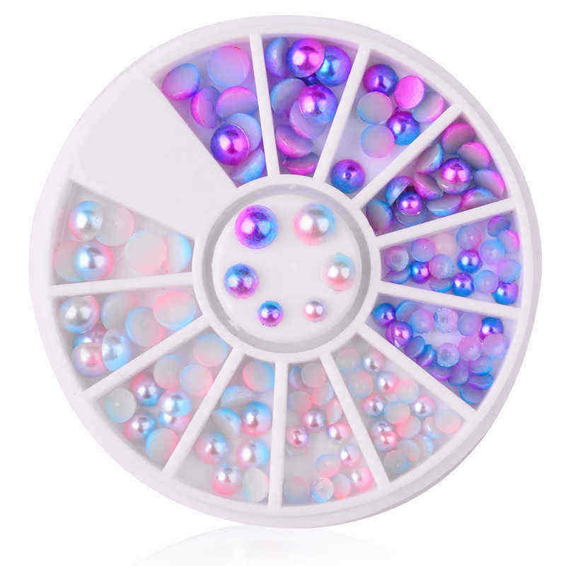 3D-Round-Purple-Pink-Nail-Art-Decoration-Wheel-Gradating-Pearl-Luster-Manicure-Stub-Bead-1178167