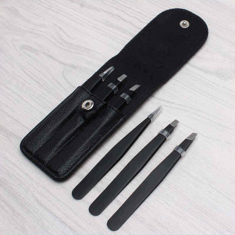3Pcs-4-Colors-Stainless-Steel-Eyebrow-Beauty-Tweezers-Face-Hair-Removal-With-Bag-Makeup-Tool-1349374