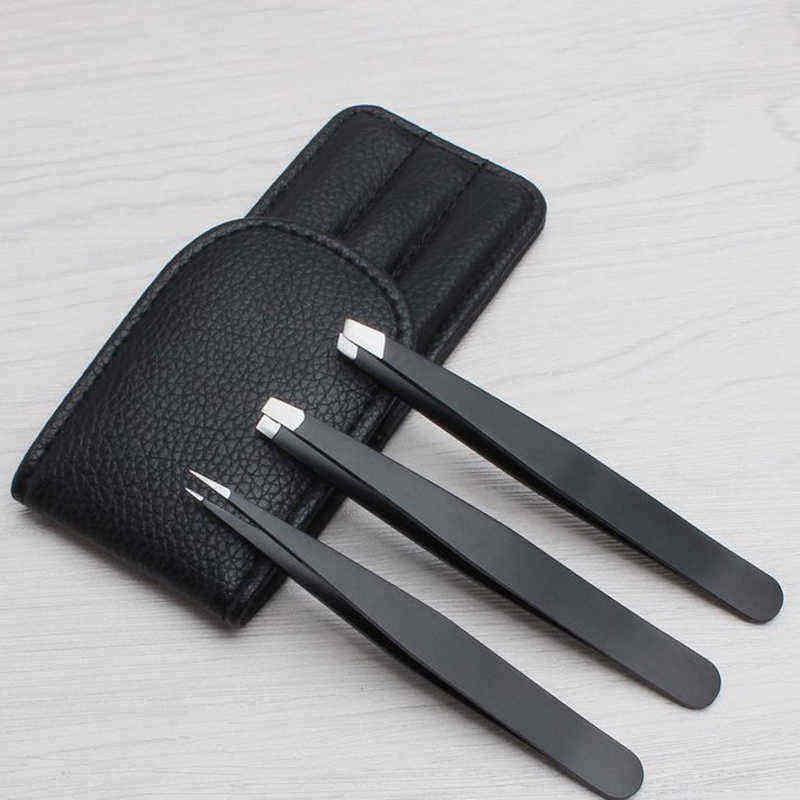 3Pcs-4-Colors-Stainless-Steel-Eyebrow-Beauty-Tweezers-Face-Hair-Removal-With-Bag-Makeup-Tool-1349374