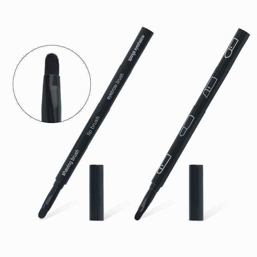 4-In-1-Black-Eye-Makeup-Brushes-Kit-Eyebrow-Lip-Shaving-Sponge-Eyeshadow-Brush-Cosmetic-Tool-1114687