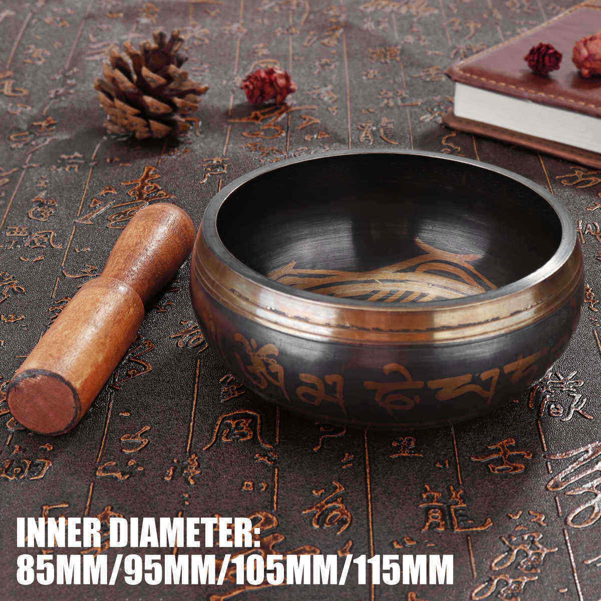 4-Sizes-Buddhism-Copper-Tibetan-Singing-Bowl-Set-For-Meditation-Prayer--Yoga-Music-1517823