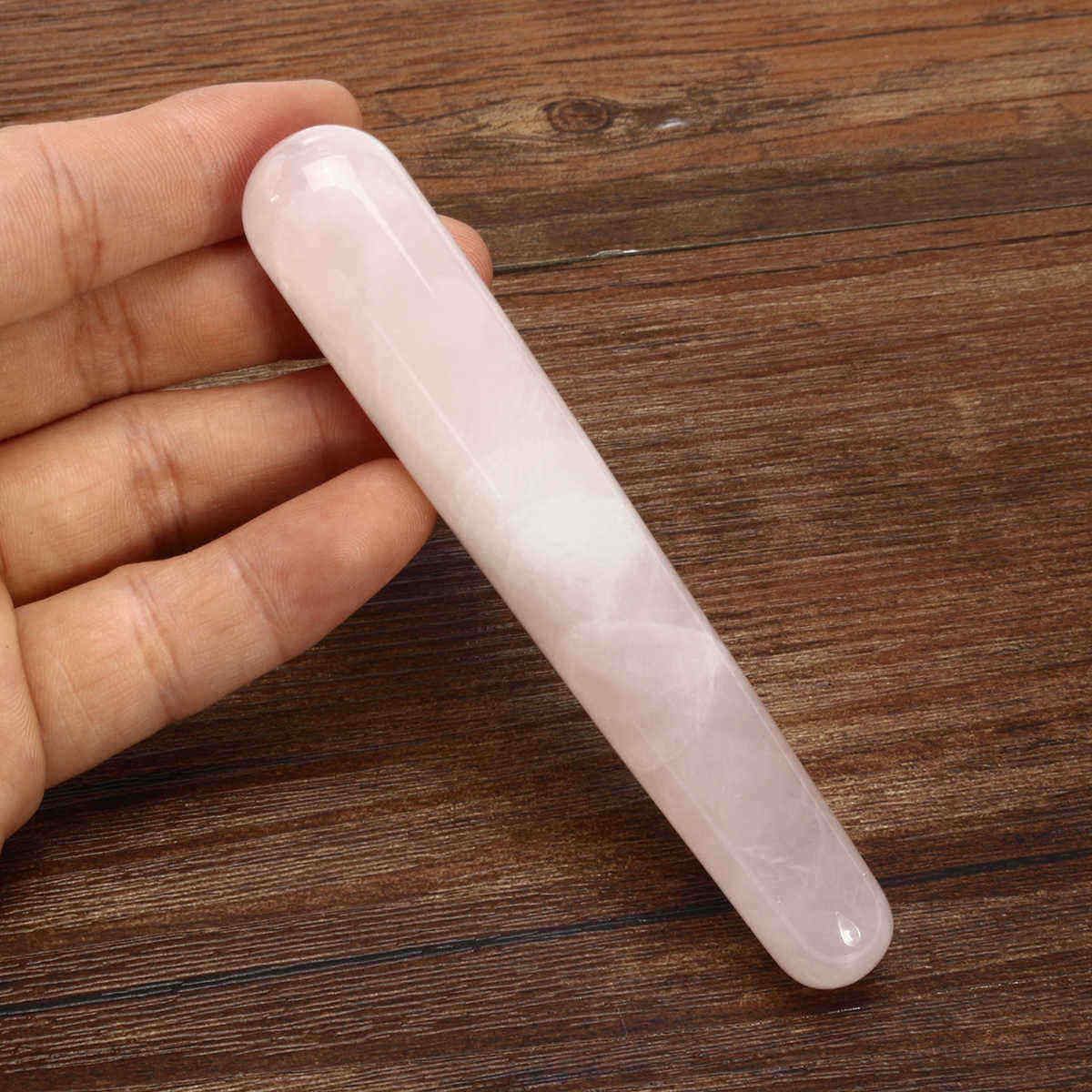 433quot-Jade-Natural-Quartz-Crystal-Massage-Wand-Guasha-Massage-Tool-Reiki-Healing-Stone-Manual-Mass-1420835