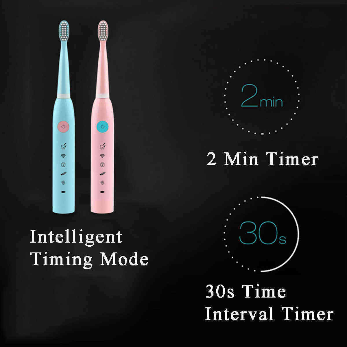 5-Mode-Electric-Toothbrush-USB-Charging-Rechargeable-Waterproof-Whitening-with-4-Brushes-1400447