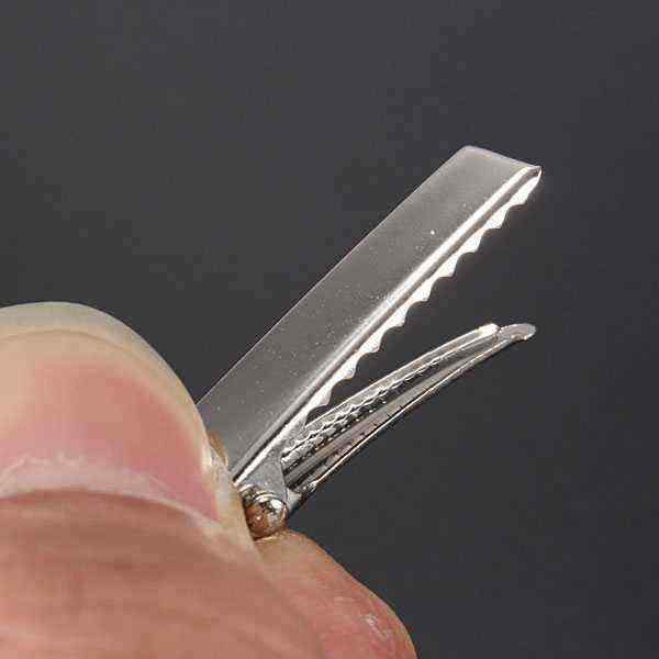 50Pcs-Metal-Silver-Alligator-Prong-Hair-Clips-Accessories-959107