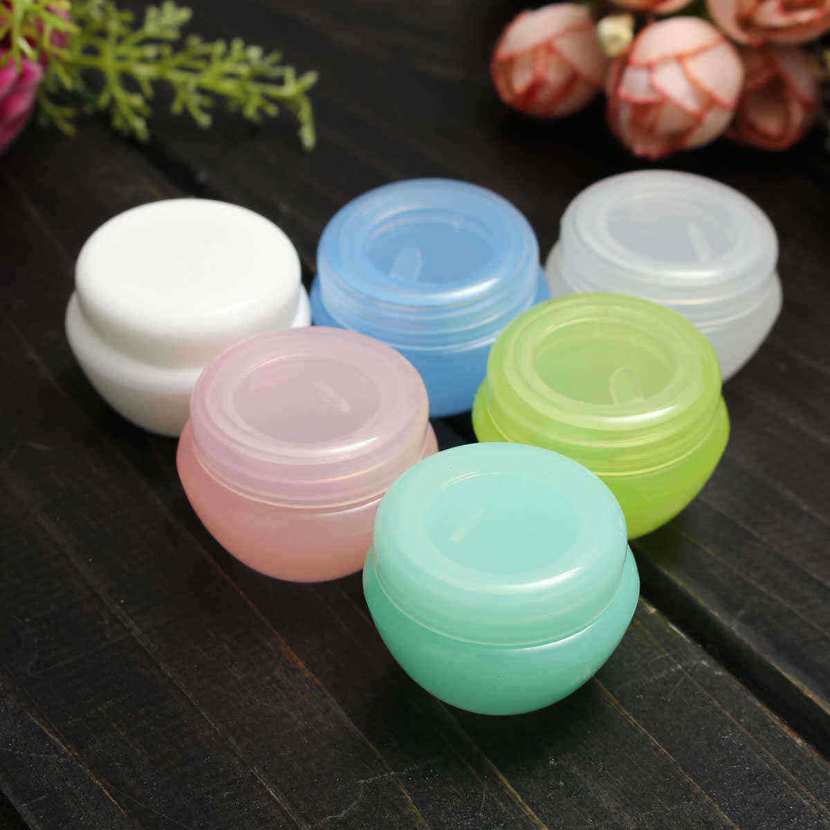 5ML-Mini-Empty-Jar-Pot-Cosmetic-Cream-Container-Screw-Lid-amp-Inner-Lid-Bottle-1034695