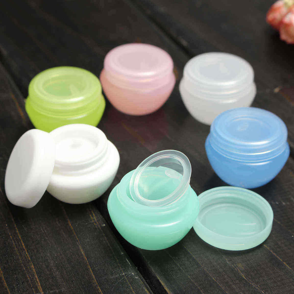 5ML-Mini-Empty-Jar-Pot-Cosmetic-Cream-Container-Screw-Lid-amp-Inner-Lid-Bottle-1034695