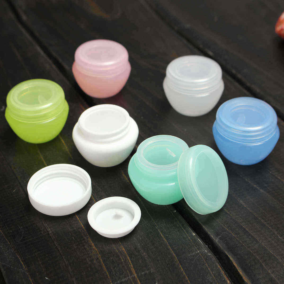 5ML-Mini-Empty-Jar-Pot-Cosmetic-Cream-Container-Screw-Lid-amp-Inner-Lid-Bottle-1034695