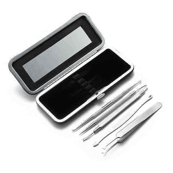5Pcs-Blackhead-Acne-Blemish-Pimple-Remover-Extractor-Stainless-Steel-Tool-Kit-With-Mirror-Micro-Need-1144205