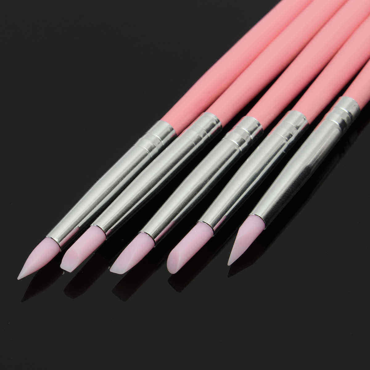5pcs-Silica-Gel-Nail-Dotting-Carving-Pen-Engraving-Hollow-Tools-Manicure-Set-1108553