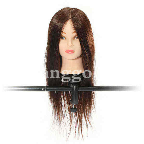 60-Real-Hairdressing-Brown-Hair-Training-Mannequin-Head-Clamp-52616