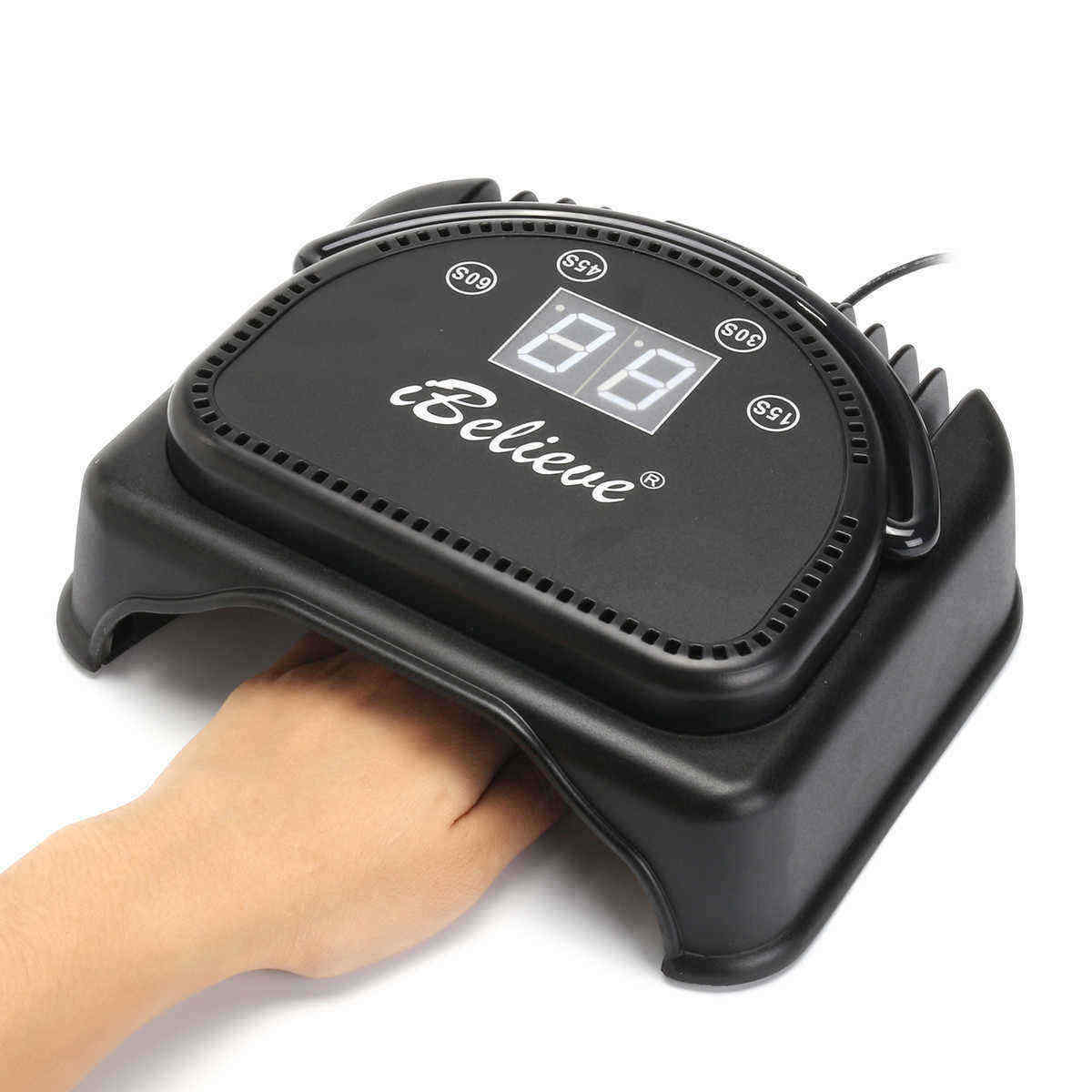 64W-Pro-Nail-Art-Dryer-UV-LED-Lamp-Manicure-Tools-Curing-Gel-Polish-100-240V-Time-Setting-1243105