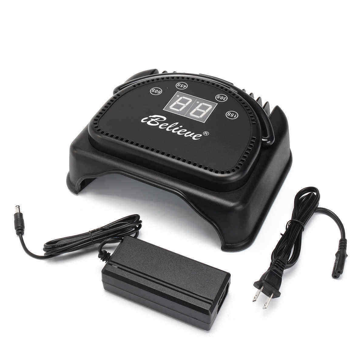 64W-Pro-Nail-Art-Dryer-UV-LED-Lamp-Manicure-Tools-Curing-Gel-Polish-100-240V-Time-Setting-1243105