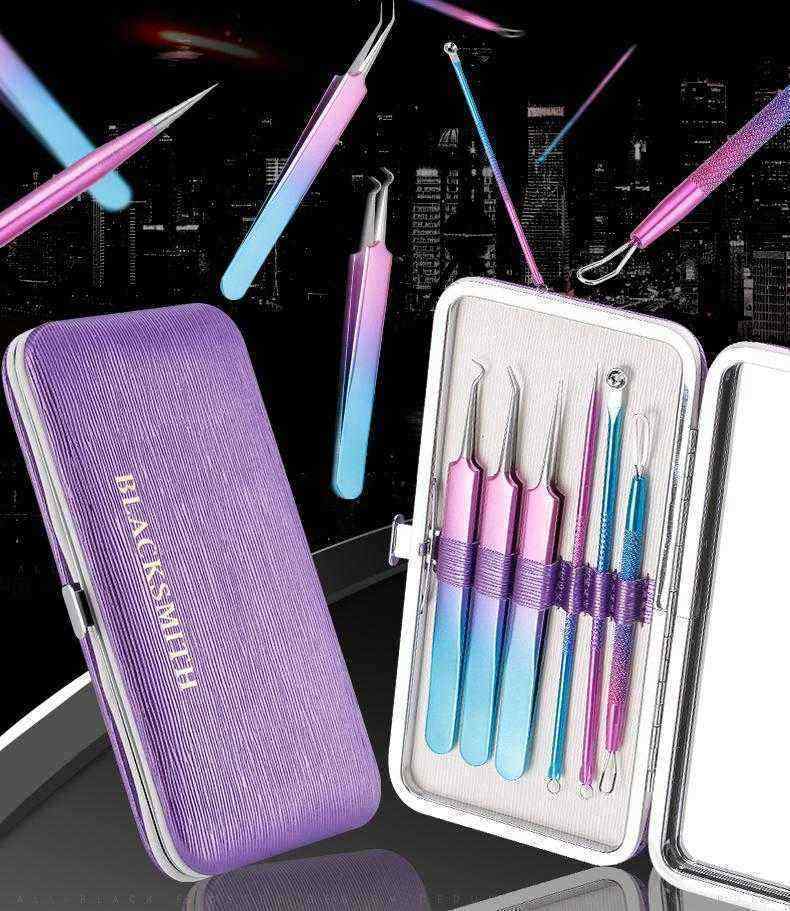 6pcs-Blackhead-Removal-Tweezers-Kit-Blemish-Pimple-Acne-Remover-Extractor-Tools-with-Mirror-1243350