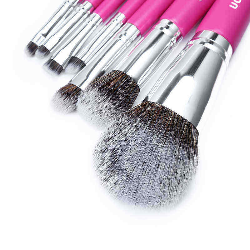 7pcs-Makeup-Brushes-Kit-Powder-Brush-Eye-Shadow-Foundation-Blend-Contour-Rose-Red-Wooden-1149099