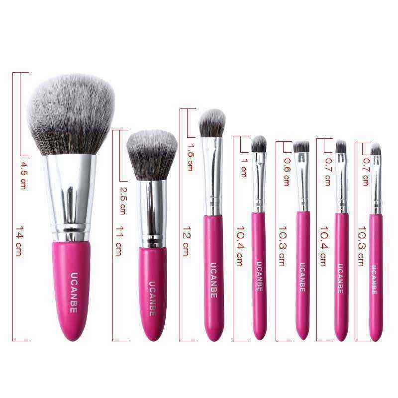 7pcs-Makeup-Brushes-Kit-Powder-Brush-Eye-Shadow-Foundation-Blend-Contour-Rose-Red-Wooden-1149099