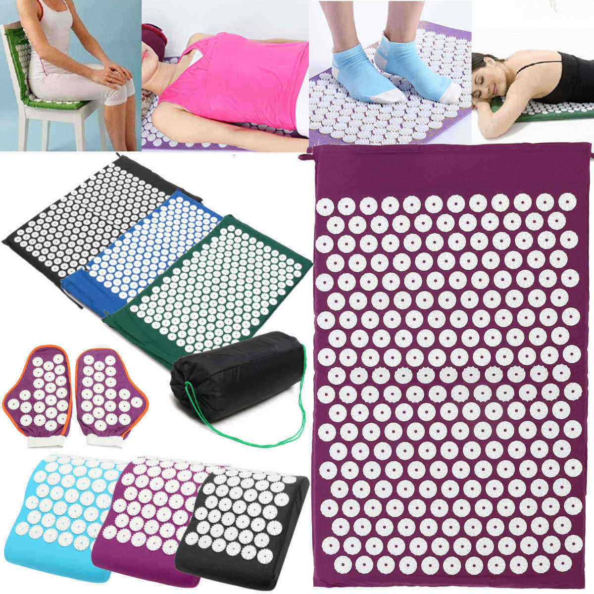 Acupuncture-Manual-Massage-Acupuncture-Pillow-Combination-Comfortable-Yoga-1388934