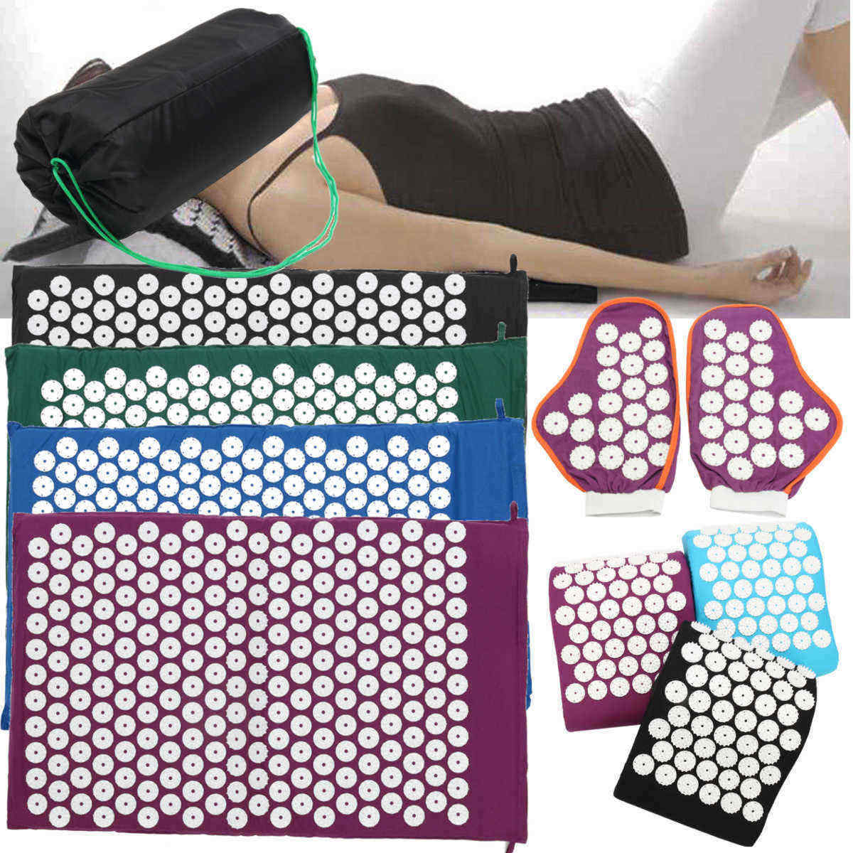 Acupuncture-Manual-Massage-Acupuncture-Pillow-Combination-Comfortable-Yoga-1388934