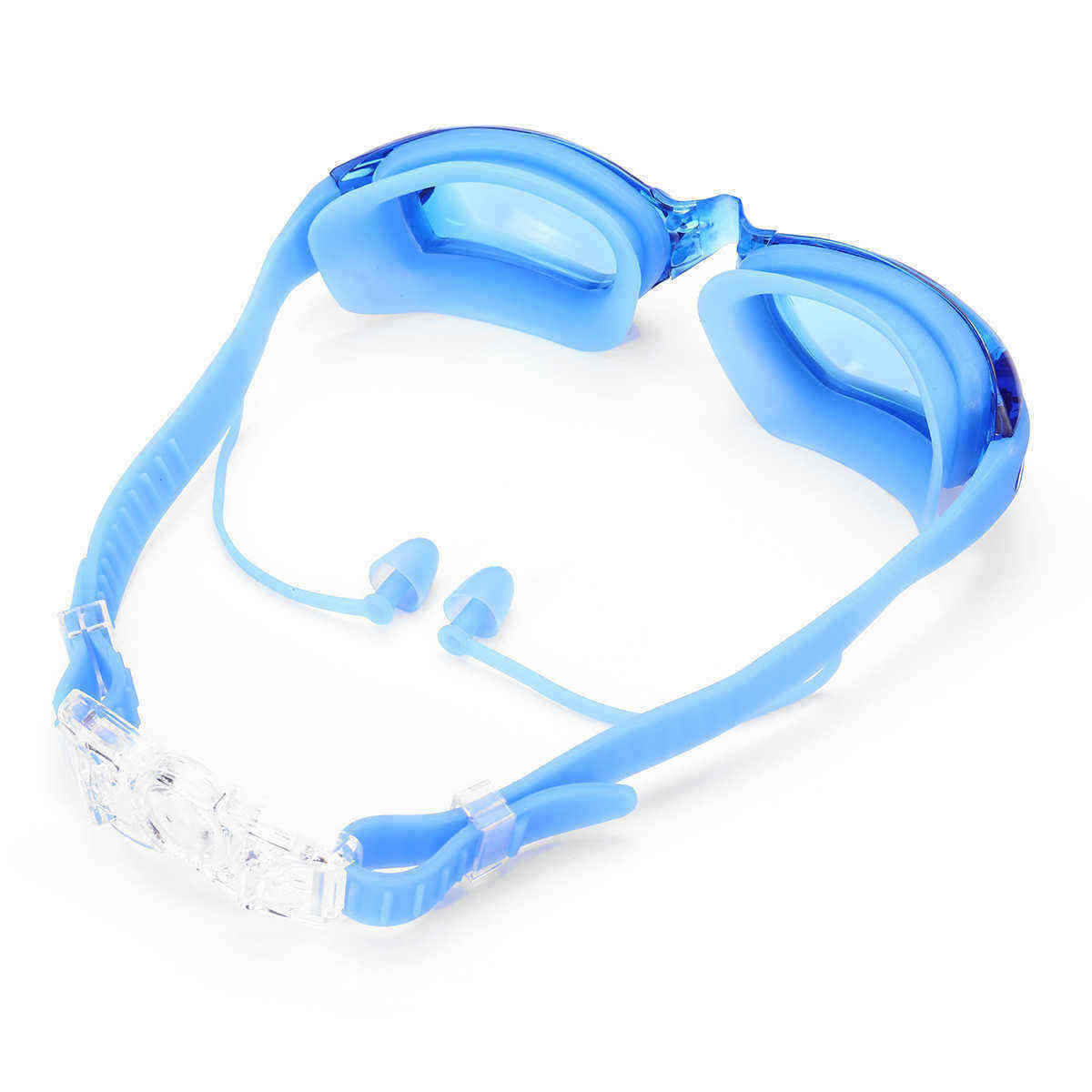 Anti-fog-Swimming-Goggles-Electroplated--Clear-Lens-Glasses-W-Earplugs-amp-Case-1543916