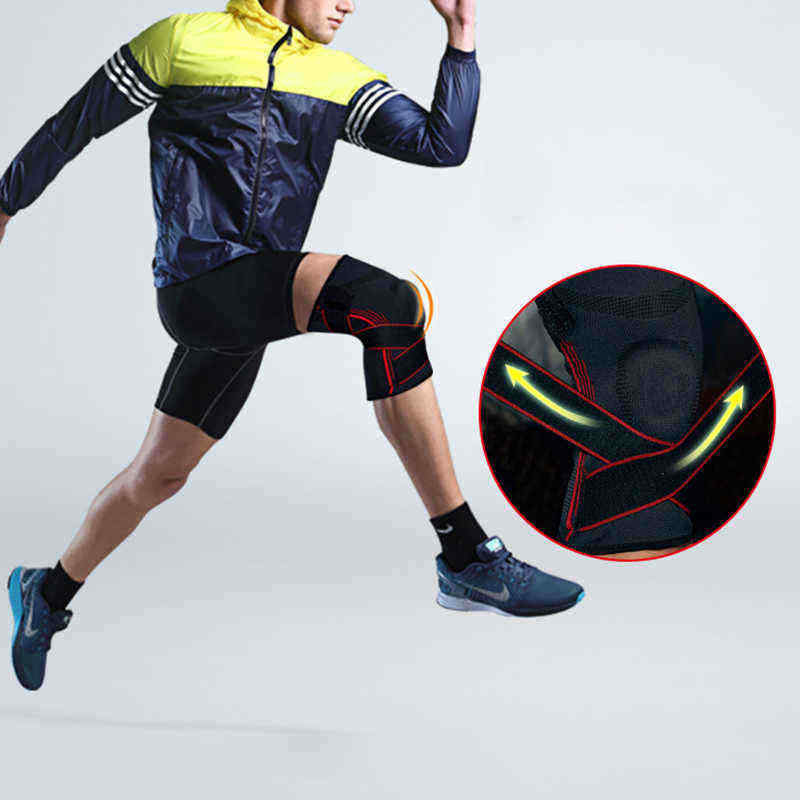 Basketball-Football-Climbing-Wear-resistant-Breathable-Cover-Pressure-Belt-Knitted-Knee-Pad-1563762
