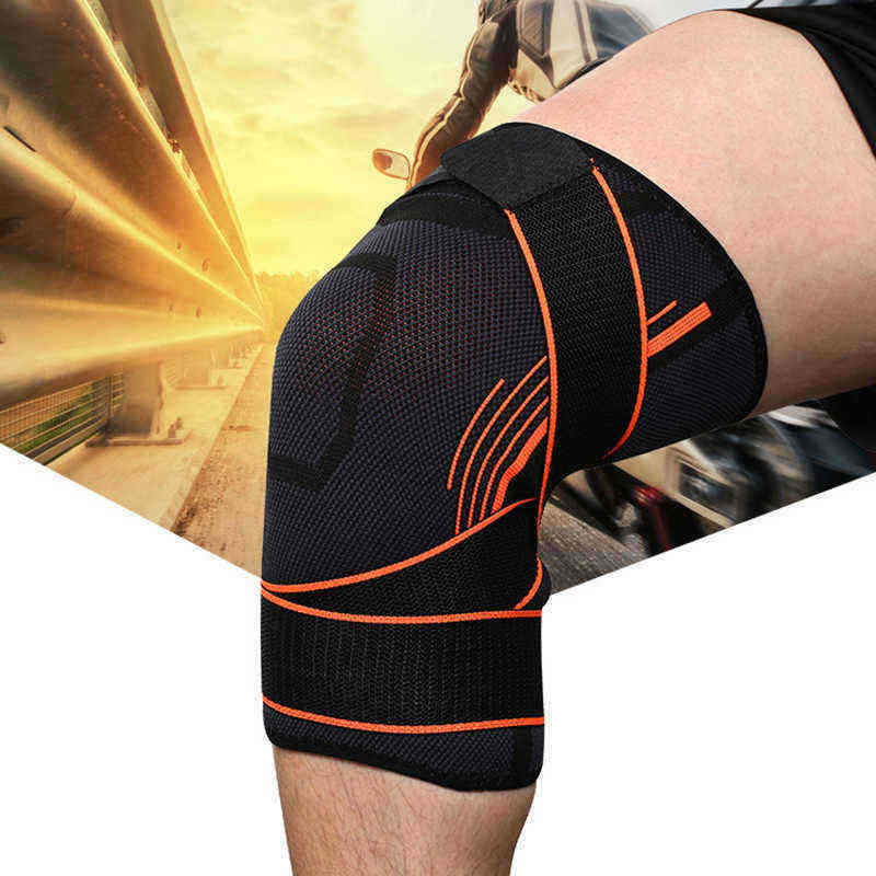 Basketball-Football-Climbing-Wear-resistant-Breathable-Cover-Pressure-Belt-Knitted-Knee-Pad-1563762