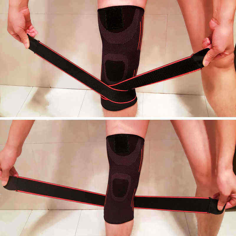 Basketball-Football-Climbing-Wear-resistant-Breathable-Cover-Pressure-Belt-Knitted-Knee-Pad-1563762