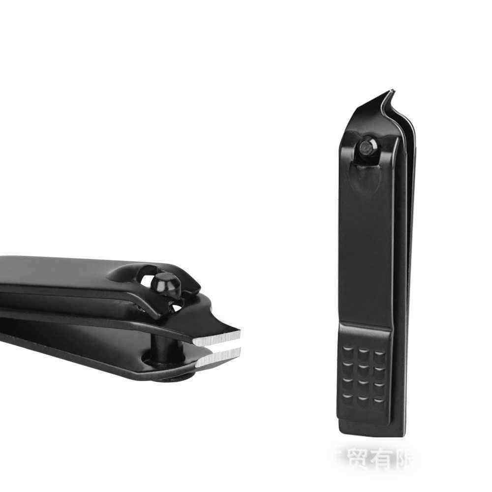 Bevel-Black-Stainless-Steel-Nail-Clipper-Anti-slip-Handle-Toenail-Clipper-Manicure-Tool-1442758