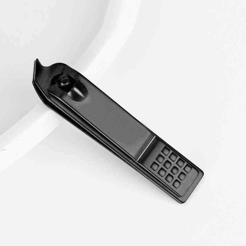 Bevel-Black-Stainless-Steel-Nail-Clipper-Anti-slip-Handle-Toenail-Clipper-Manicure-Tool-1442758