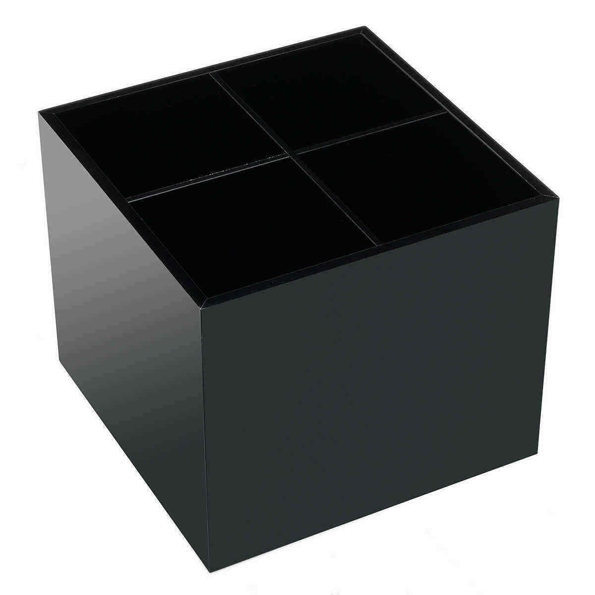 Black-Acrylic-Cosmetic-Organizer-Lipstick-Holder-Box-Makeup-Brush-Display-Stand-Case-1138931