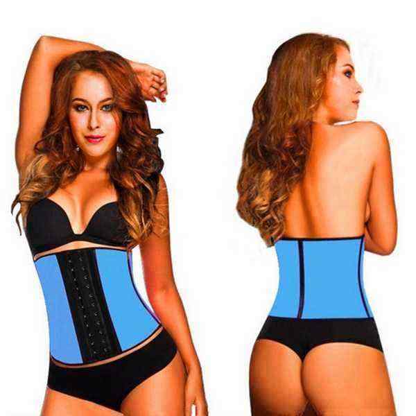 Bone-Latex-Rubber-Waist-Trainer-Body-Shaping-Shaper-Cincher-Corset-Underbust-Slimming-Belt-1047324