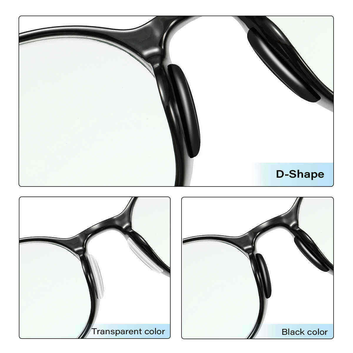CHARMINER-32-Pairs-Soft-Eyeglasses-Nose-Pads-Thin-Glasses-Adhesive-Stick-on-Anti-Slip-Soft-Silicone--1474795