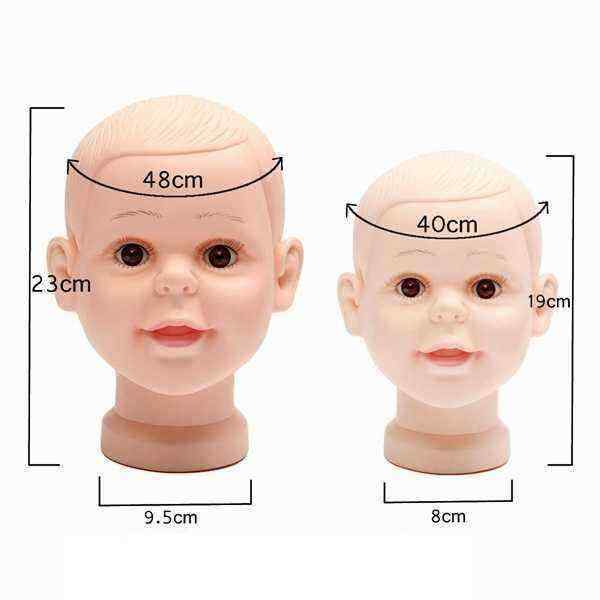 Children-Kid-Mannequins-Manikin-Head-Wig-Hair-Hat-Cap-Glasses-Display-PVC-Mannequin-Model-1074974