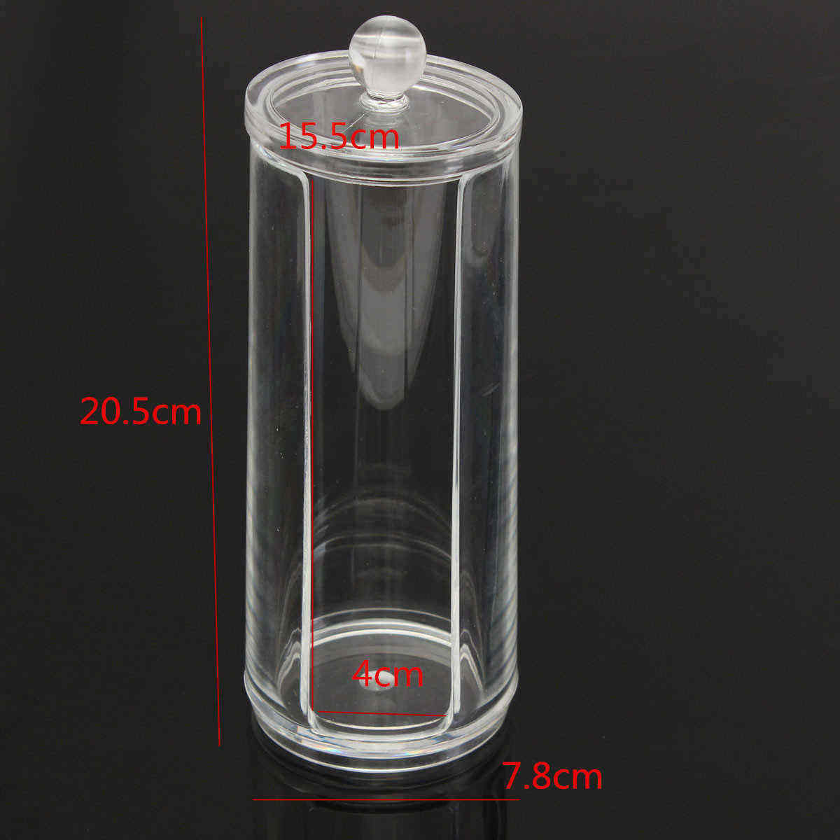 Clea-Acrylic-Cotton-Pads-Container-Cosmetic-Organizer-Nail-Art-Makeup-Standing-Holder-1116016